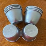 Silverwood 6 fl oz Aluminium Muffin Cases Set of 8Stick Round Silver