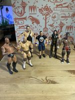 WWE World Championship Wrestling Figures X 6