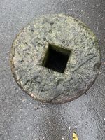 Heavy Rare Antique Early 19th Century Millstone Stone Wheel.