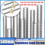 500mm Lead Screw Stainless Steel T10 T12 T14 T16 T18 T20 T22 T25 T28 T30 T32 T36