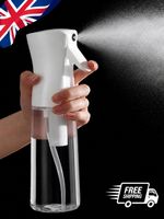 200ml Continuous Fine Mist Spray Bottle – Ultra-Fine Water Mister for Hair Styli