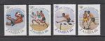 Zambia 1984 Mint MNH FIFA Modern Olympic Games Sports Los Angeles Hurdles Boxing