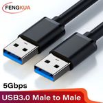USB 3.0 A Male to Male Plug Cable Lead High Speed 50cm 1m 2m 3m 5m