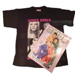 Vintage Spice Girls T-shirt Medium 1998 Spice World Tour 1998 + Gig Programme