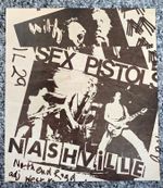 Sex Pistols 'Nashville Rooms' Magazine Picture / Book Clipping - Punk - RARE