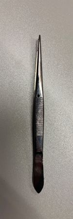 FINE POINT JEWELLERY TWEEZERS, LEATHERETTE POUCH (JT7).