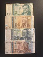Set Of 4 Banknotes Tajikistan 🇹🇯