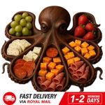 Octopus Charcuterie Platter – Gift for Seafood Lovers, Ocean Theme Party