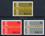 Malta 1971 SG 449 -SG 451 EUROPA Unmounted Mint MNH