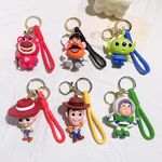 6 Pcs/set Anime Toy Gift Toy Story Keychain Cute Woody Buzz Lightyear Keychains