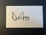 BRIAN FLYNN - WELSH INTERNATIONAL FOOTBALLER & MANAGER - SIGNED WHITE CARD