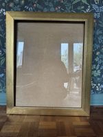 Large Vintage Gilt Wood Portrait Frame | Elegant Display Piece