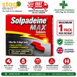Solpadeine Max Tablets - 24 Tablets (Back Pain relief) MAX 1 PER PERSON