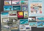 CONCORDE AVIATION   25  ALL DIFFERENT STAMPS COLLECTION- 25/5/25