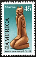 1989 Scott #C121, 45¢, AIRMAIL - PRE-COLUMBIAN CUSTOMS - Single - MNH -  
