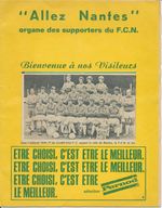 Nantes France v Cardiff City (Cup Winners Cup) 1970/1971