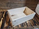 Plain Wooden Box Crate  -  12 Half bottle size HOME STORAGE, SHOP DISPLAY BOXES.