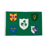 Flagtex Irish Rugby Flag Ireland Rugby Flag IRFU Flag with Eyelets