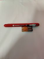 2 x Diagnostic LED Penlight, Reliance Medical, Aluminium,Red, Health Care.