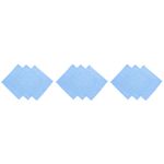 Lightweight Reusable 9Pcs Kitchen Waffle Hand Towels Sky Blue
