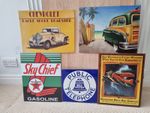 American metal advertising signs
