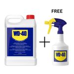 WD-40 5L Multi-Use Lubricant With Free WD40 Spray Applicator Bottle 5 Litre