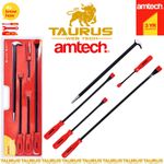 5 x AMTECH Jumbo Pry Bar Set Heavy Duty Garage Workshop Alloy Steel DIY Tools UK