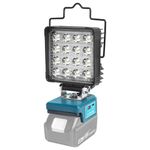 Cordless LED Work Light Lamp for Makita 14.4 18V Battery,5800LM with Fast Charge