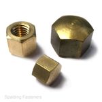 M3 M4 M5 M6 M8 M10 M12 Metric Solid Brass Hexagon Cap Nut, DIN917 Nuts For Bolts