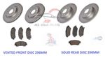 FOR RENAULT KADJAR 1.2 1.5 1.6 2015 ONWARDS FRONT & REAR BRAKE DISCS & PADS NEW*