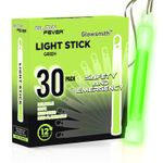 Glow Fever Glow Sticks Bulk, Emergency Safety Military 6'' Lightsticks, Light Up