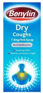 Benylin Dry Cough 7.5mg/5ml Syrup – 150ml