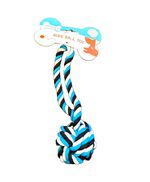 Chester's Rope Ball Tug Dog Toy Teething Aid Multicoloured Small MPN 13441