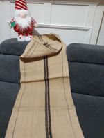 Antique FRENCH/HUNGARIAN Hemp Grain Sack Upholstery Material 