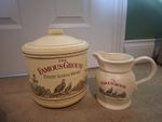 The Famous Grouse Finest Scotch Whisky Plastic Ice Bucket And Matching Water Jug