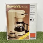 Rowenta Filtermatic FK-15 Filter Coffee Maker, Cream/White,Vintage 1970s 