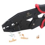 Spark Plug Wire Crimping Pliers Ratchet Tool for Ignition Cable Connectors