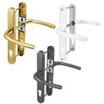 Schlosser Technik 92PZ Backplate Lever Sprung External Door Handles Pair