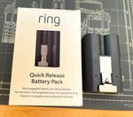 Ring Quick Release Rechargeable Battery Pack for Ring Devices, Black