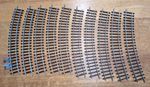 10x Hornby Curved Track OO Gauge Non-Magnetic Rails Used Job Lot
