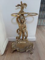 1940s Italian brass male figure stick stand