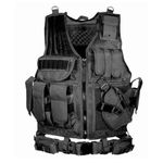 Molle Vest Adjustable Combat Body Armor Vests Multi-Pocket Airsoft Vest Hunting