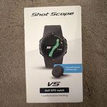 Shot Scope V5 Golf GPS Watch Black Brand new Free Postage UK Seller
