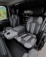 TAILORED SEAT COVERS For RENAULT TRAFIC 2015 - 2026 ART. LEATHER (premium)
