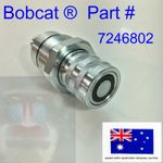 fits Bobcat Female Hydraulic Coupler Flat Faced Quick 7246802 48mm 1 7/8" FFH