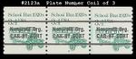 USA3 #2123a MNH PNC3 Pl #2 School Bus
