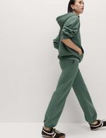 Marks & Spencer Womens Joggers in Dark Evergreen - M&S