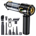 Cordless Bagless Handheld Vacuum Cleaner with Crevice Tool & Dusting Brush