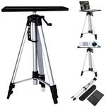 52-140cm Height Projector Tripod Stand Aluminium Adjustable For Laptop With Tray