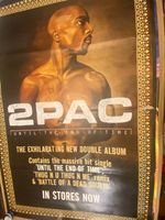 2 PAC - UNTIL THE END OF TIME Original 2001 XL promo Poster Hip Hop 40x60 inch 